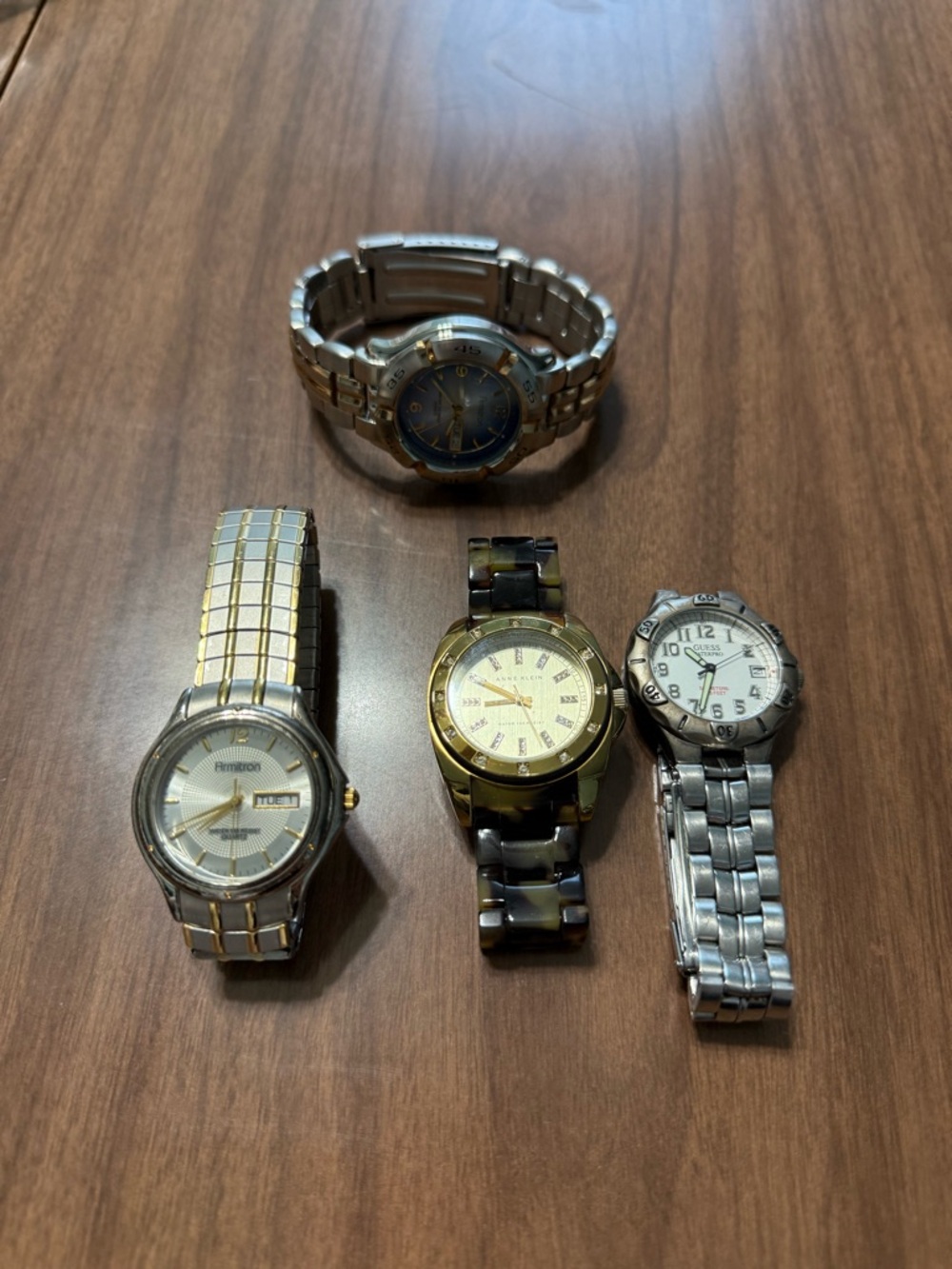Mixed Men's/Women's Metal Wristwatch Lot - Silver & Gold Tones